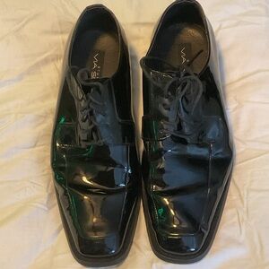 🪼HP🪼 Studio Via Spiga Men’s Black Leather Formal Dress Shoes, Size 13D